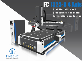 FC1325-8 4 Axis CNC Router